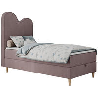 BOXBETT FLOW 90/180 Rosa Struktur - H3 - Rosa, Holz/Textil (90/180cm) - MKS