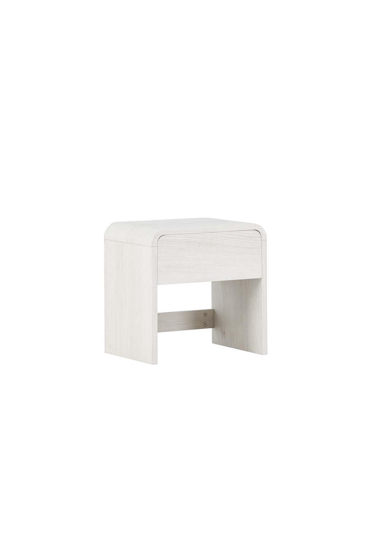 NACHTSCHRANK Whitewash - Weiß, Holzwerkstoff (30/40/40cm) - ebuy24