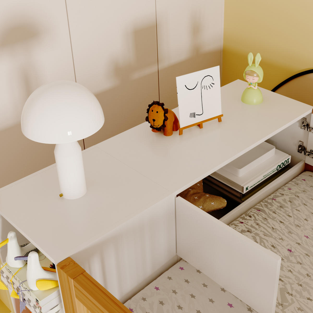 HOCHBETT 90/200 cm Weiß, Rohholz - Ahornfarben/Weiß, Holz - Raumix