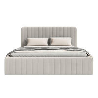 POLSTERBETT Orasi 180x200 cm, Hellgrau - Hellgrau, Textil (200/180cm) - Fedve