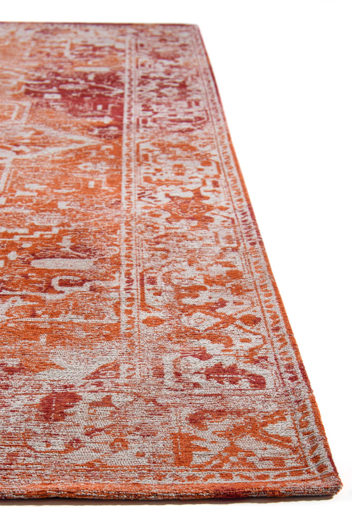 TEPPICH modern Flachgewebe CROWN Rot 170 x 240 cm - Rot, Textil (170/240cm) - Novatrend