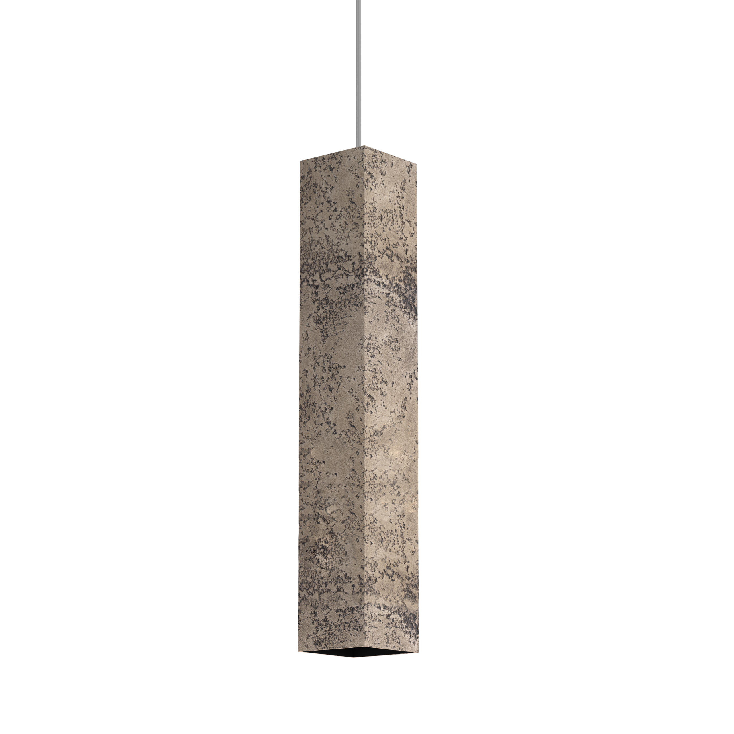 HÄNGELEUCHTE Cube H40 - Grau, Metall (6/6/40cm) - Lumicom