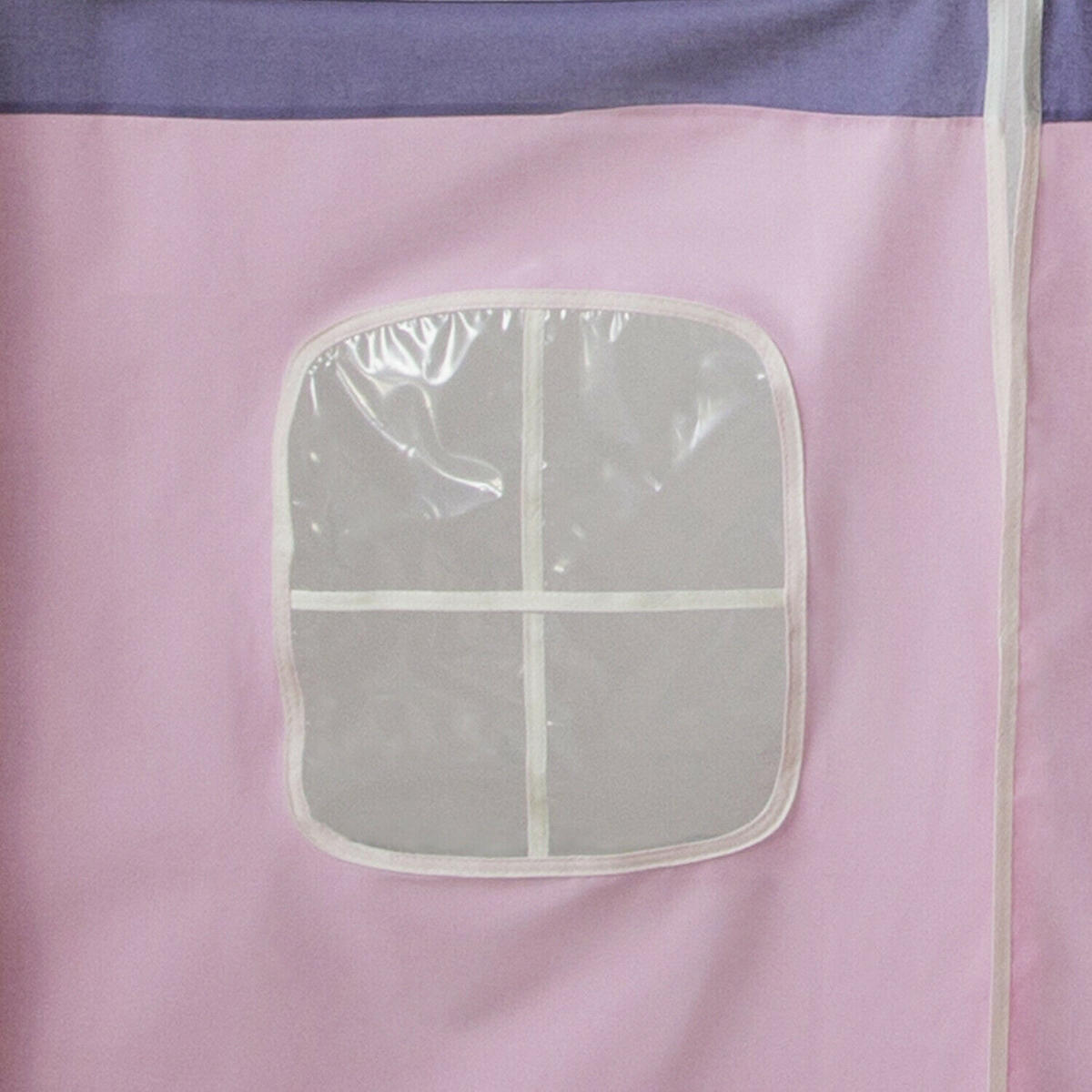VORHANG für Hochbett Rosa - Rosa, Textil (197/86/1cm) - Homestyle4u
