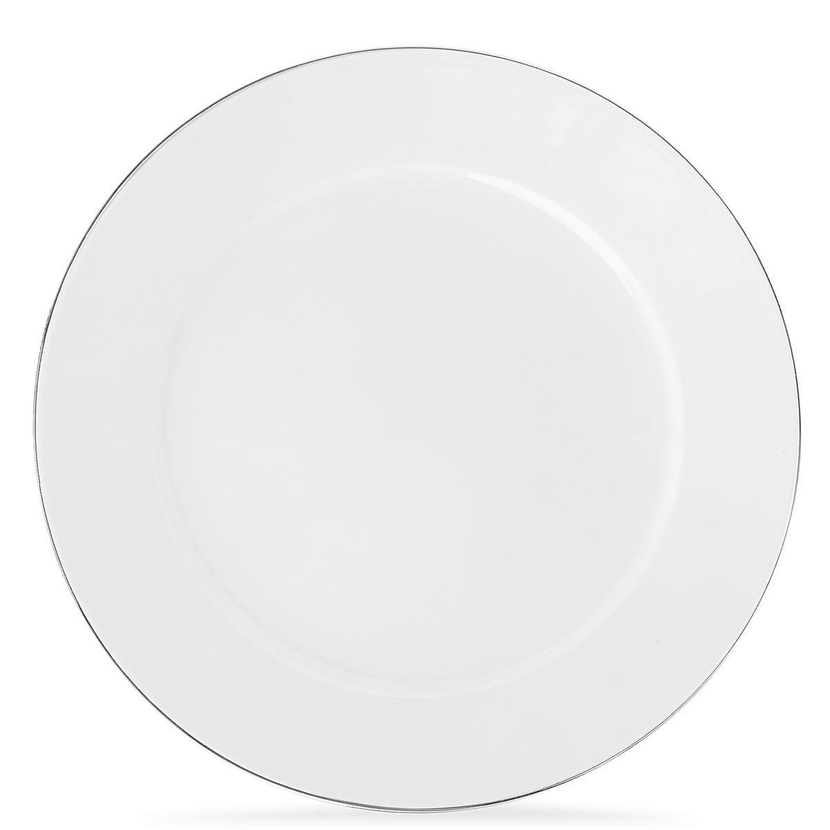 DESSERTTELLER-SET MUSCARI 6-tlg Porzellan - Platinfarben, Keramik (20cm) - KONSIMO®