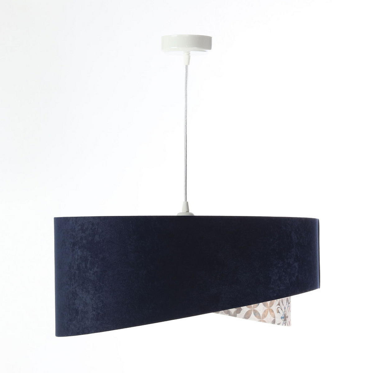 HÄNGELEUCHTE Blau 50/23 cm - Beige, Kunststoff (50/1.3/23cm) - ONZENO