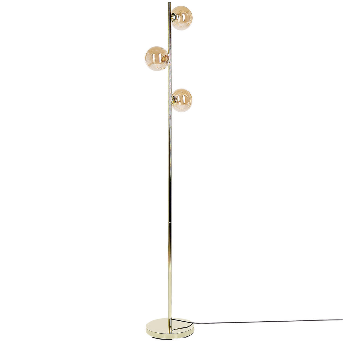 STEHLAMPE Ramis 23/23/154 cm - Goldfarben, Metall (23/23/154cm) - Beliani
