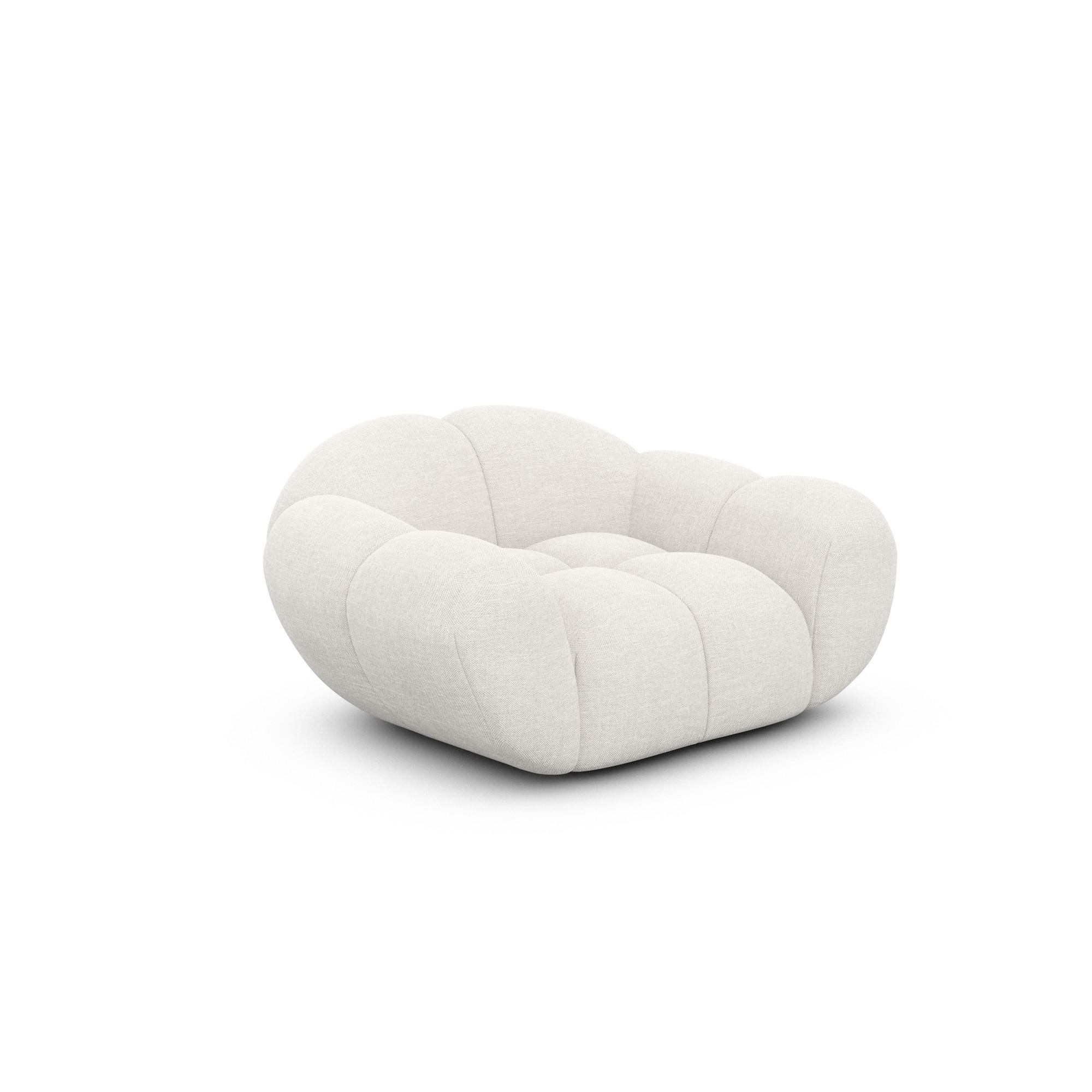 Varoyal Sessel Weiß 135x70x93 cm