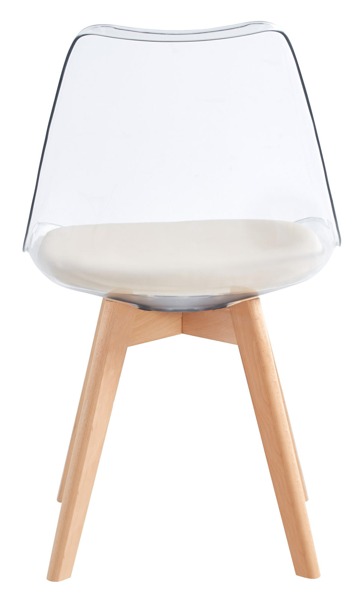 STUHL 4er-Set ABS Beige - Beige, Kunststoff (49/84/57cm) - Nordlys