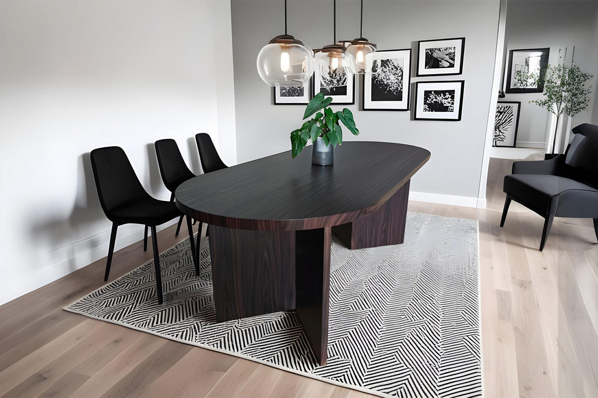 ESSTISCH OVI - Braun, Holz (90/204/75cm) - SAM