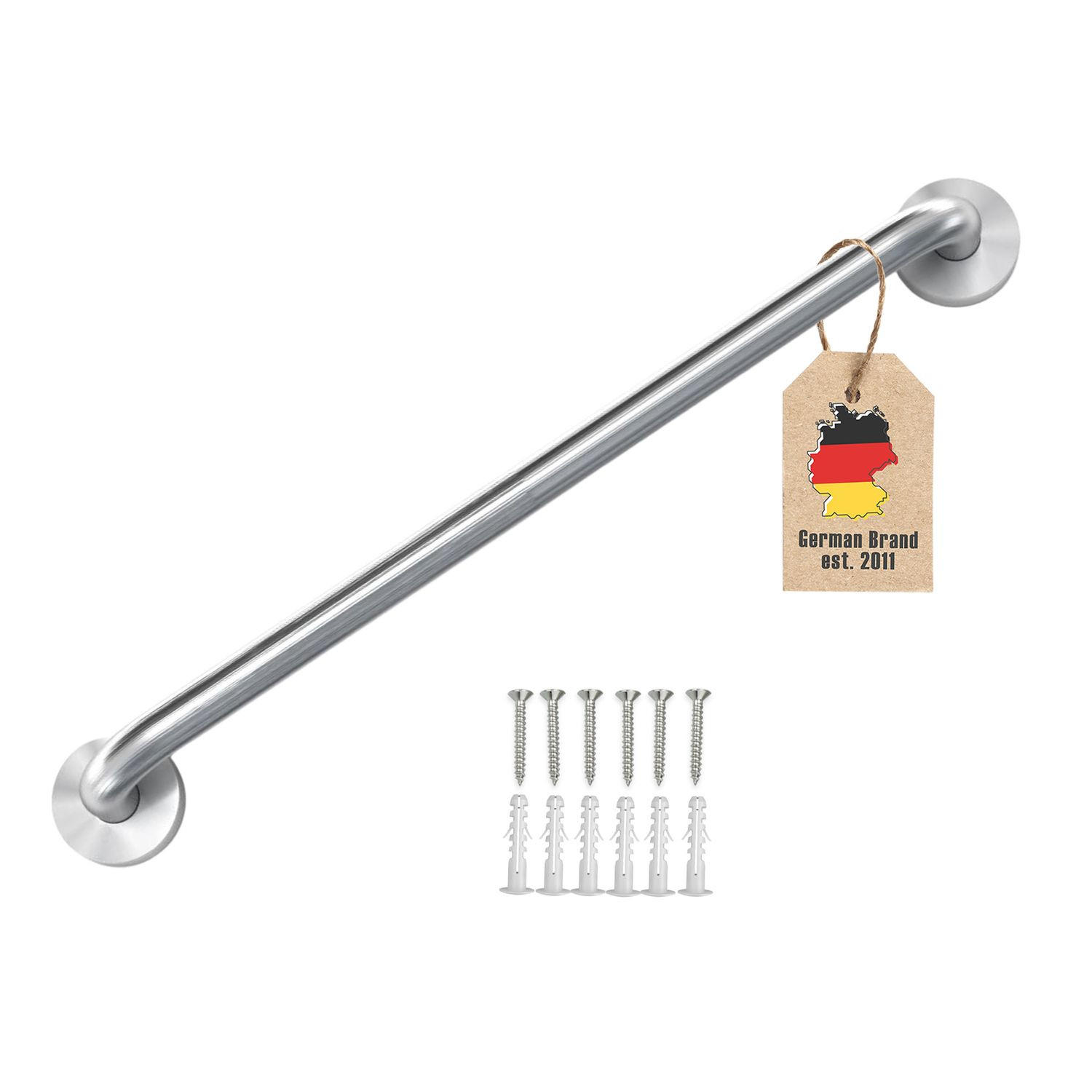 HANDTUCHHALTER 60/1.9 cm (Gebürstet) - Silberfarben, Metall (5/7/60cm) - Intirilife