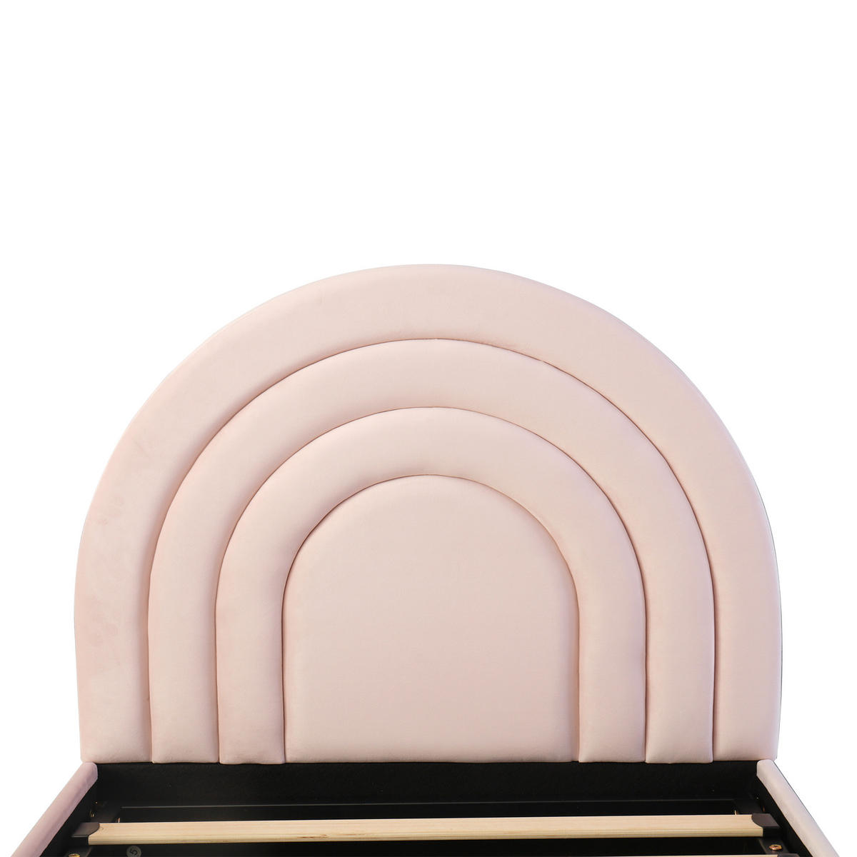 POLSTERBETT 90x200 Samt Lattenrost Kopfteil Rosa - Pink, Holzwerkstoff - FLIEKS