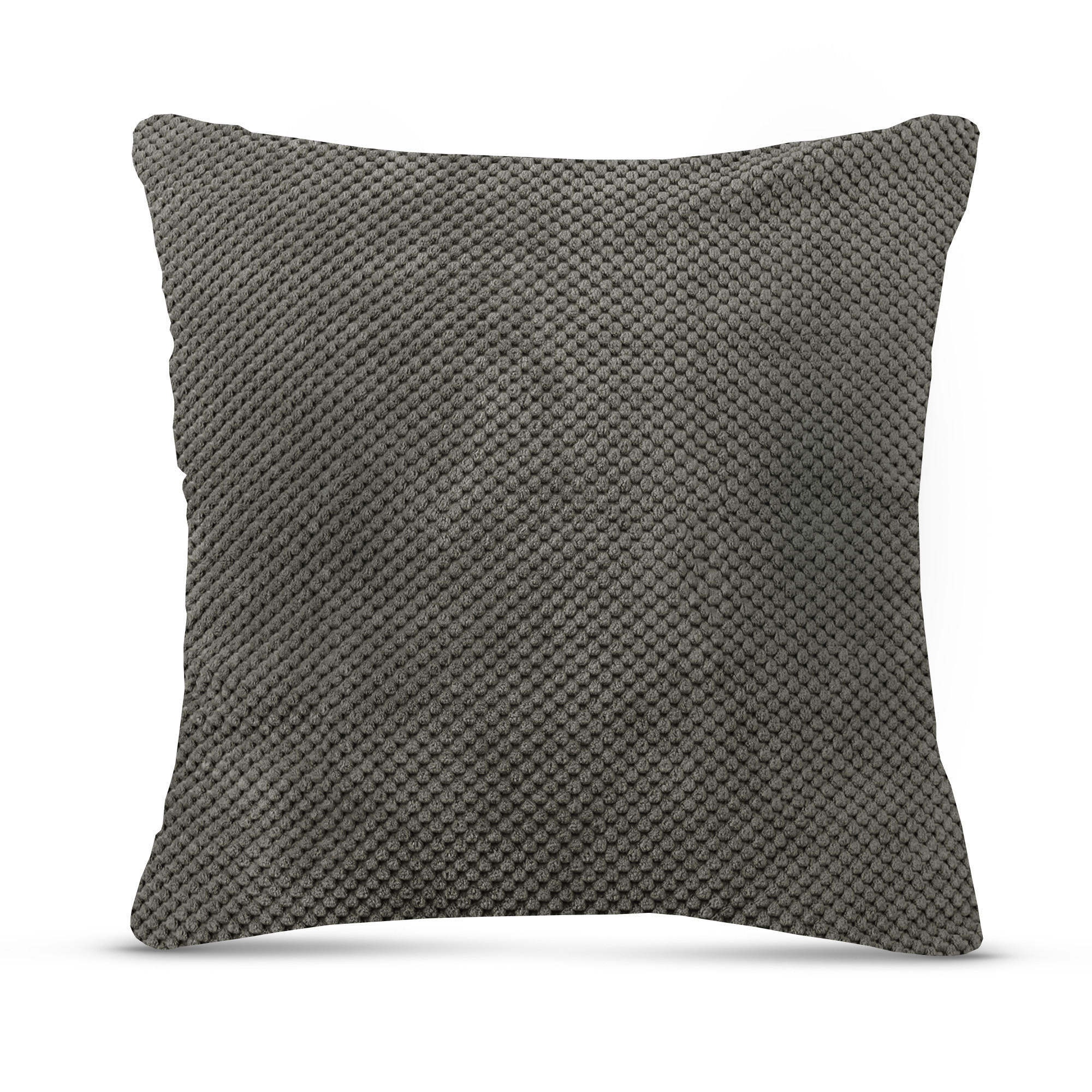 KISSENHÜLLE "Bubble" 60 cm x 60 cm in 3 Farben Graphit - Grau, Textil (60/60cm) - Bestlivings