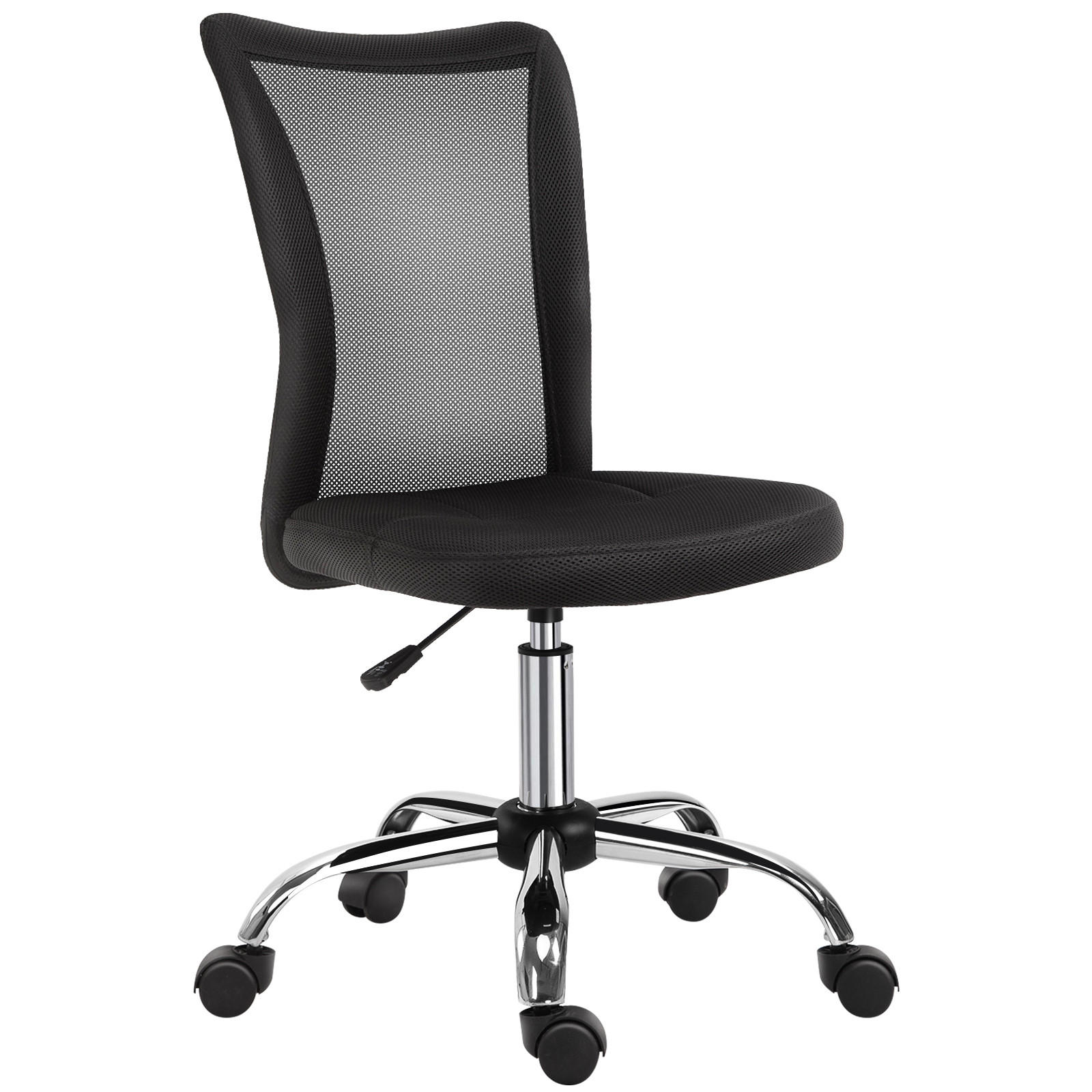 DREHSTUHL DE-11641 höhenverstellbar Chromgestell 360° Schwarz - Schwarz, Textil (58/100/43cm) - ComfortXL