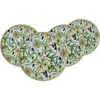 PIZZATELLER Roma Oliva grün ø 31,5 cm 4er Set - Grün, Keramik (31.5cm) - Ritzenhoff Breker