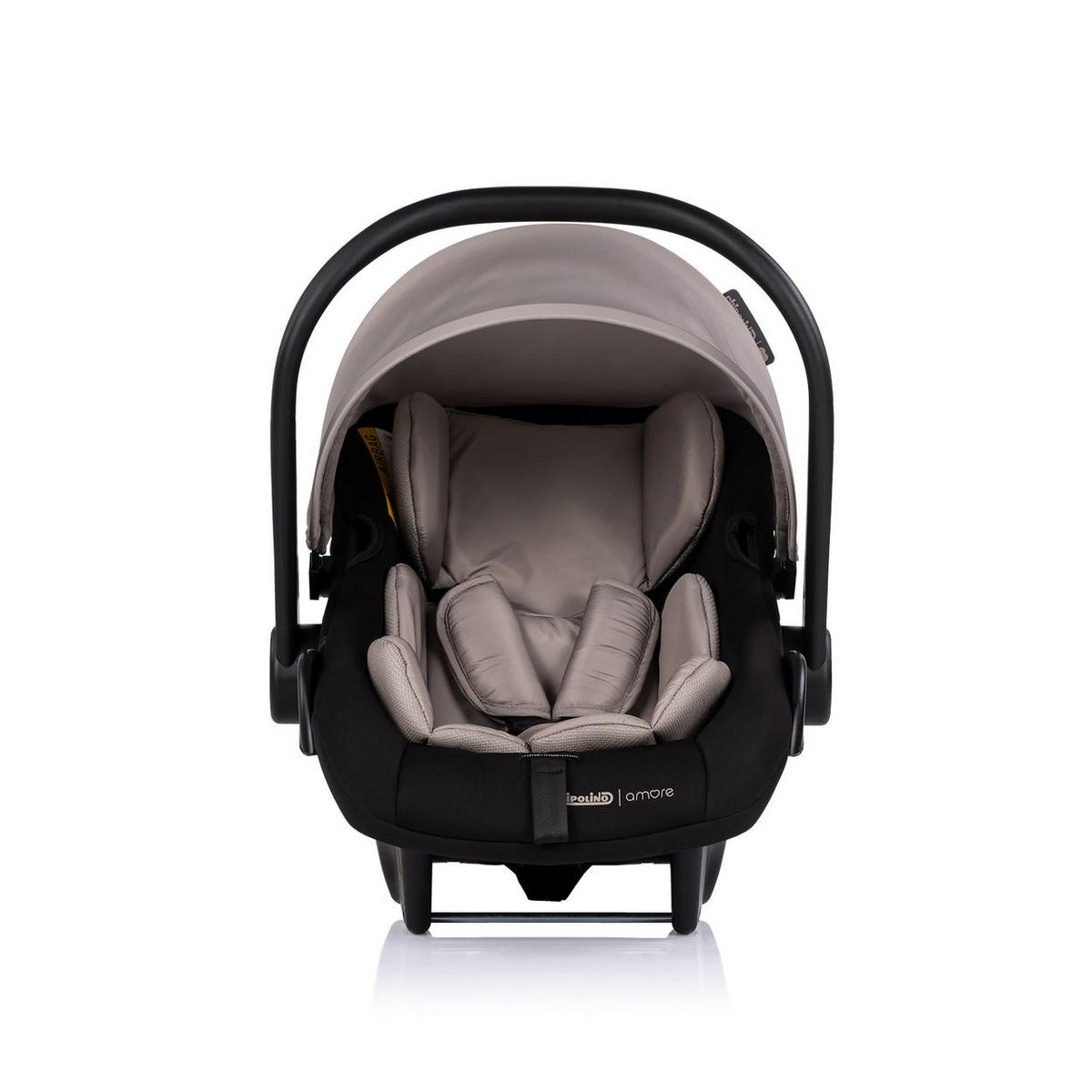BABYSCHALE Isofix Set Amore i-Size braun station Amore i-Size Gruppe 0+ (0 - 13 kg) - Beige, Kunststoff (40/56/62cm) - Chipolino