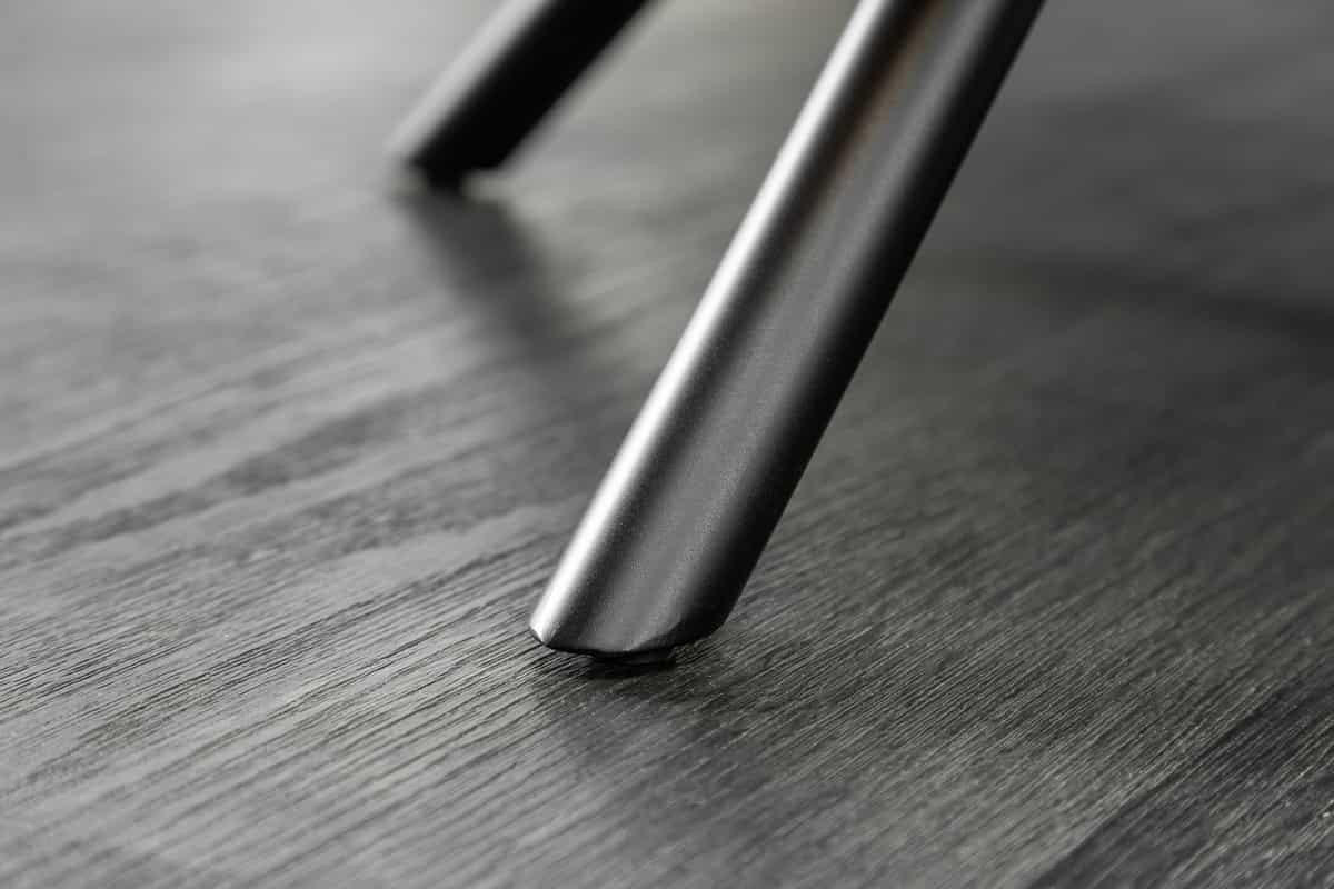 STUHL BIG GEORGE Microfaser Taupe 90 cm - Taupe/Schwarz, Leder/Textil (58/88/66cm) - riess-ambiente