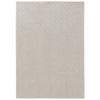 VNITŘNÍ a venkovní koberec Lou Bílá 120x170 cm - bílá, plast/umělá hmota (120/170cm) - benuta