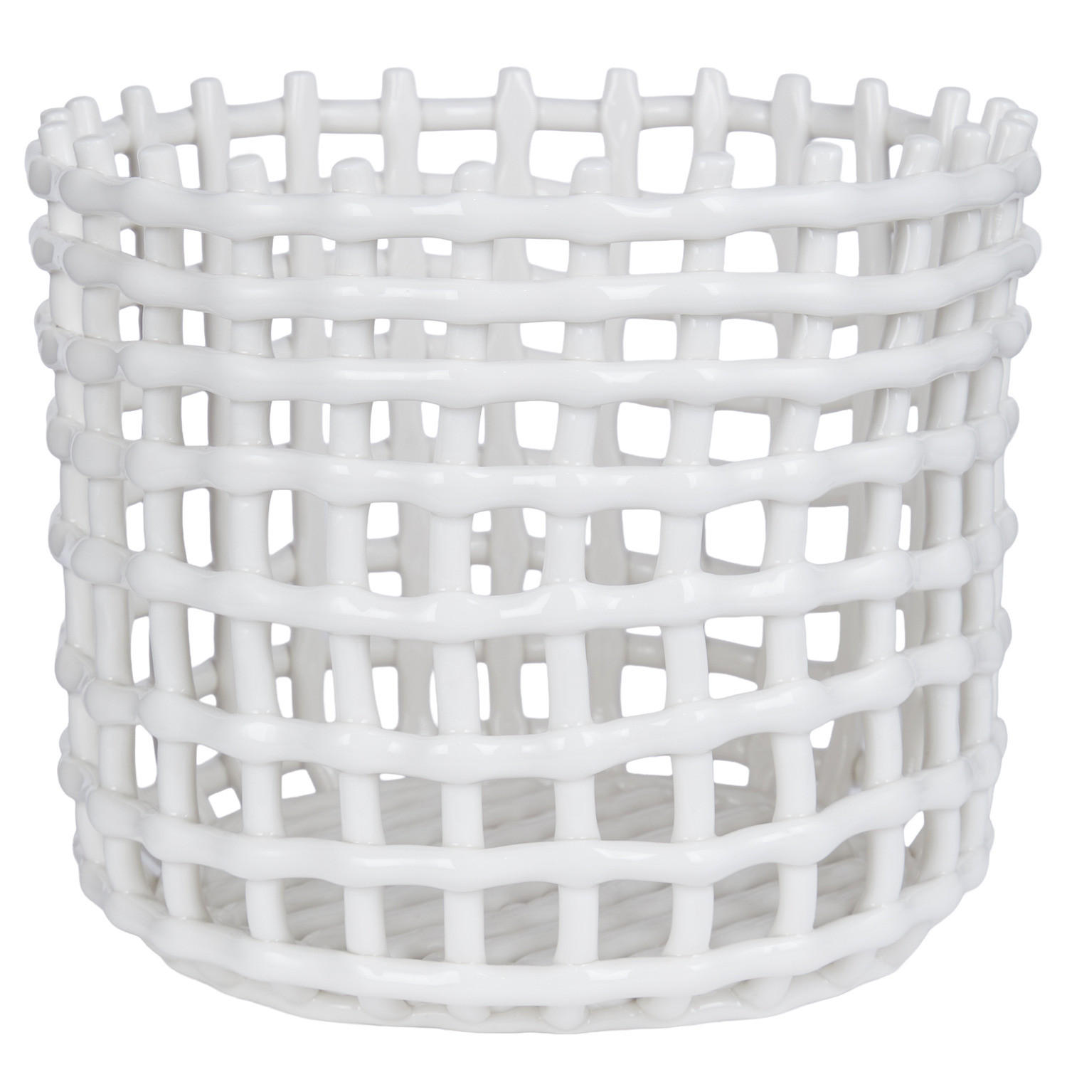 AUFBEWAHRUNGSKORB Craft - Weiß, Keramik (24/24/20cm) - Butlers