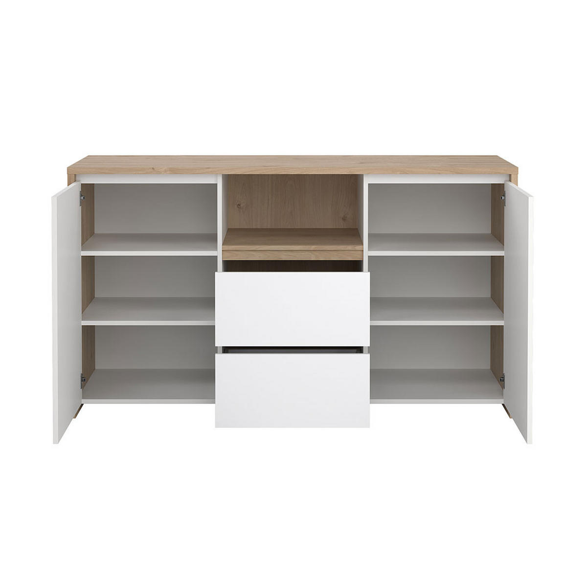 SIDEBOARD, Next, Eiche, Holzwerkstoff, 149 x 49 x 89 cm - Eichefarben, Holzwerkstoff (149/89/49cm) - ebuy24