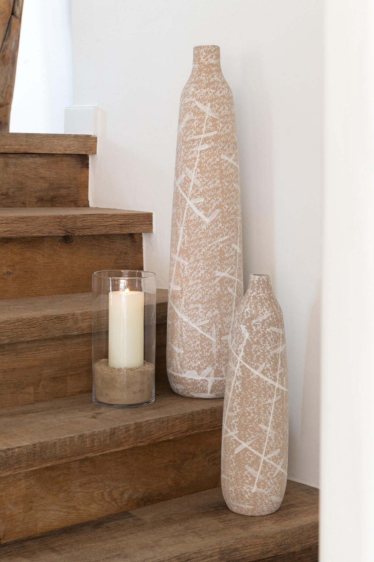 VASE DUNE - Töpferei - Multi - L - Ø 15.5 cm - Multicolor, Keramik (69.5cm) - J-Line