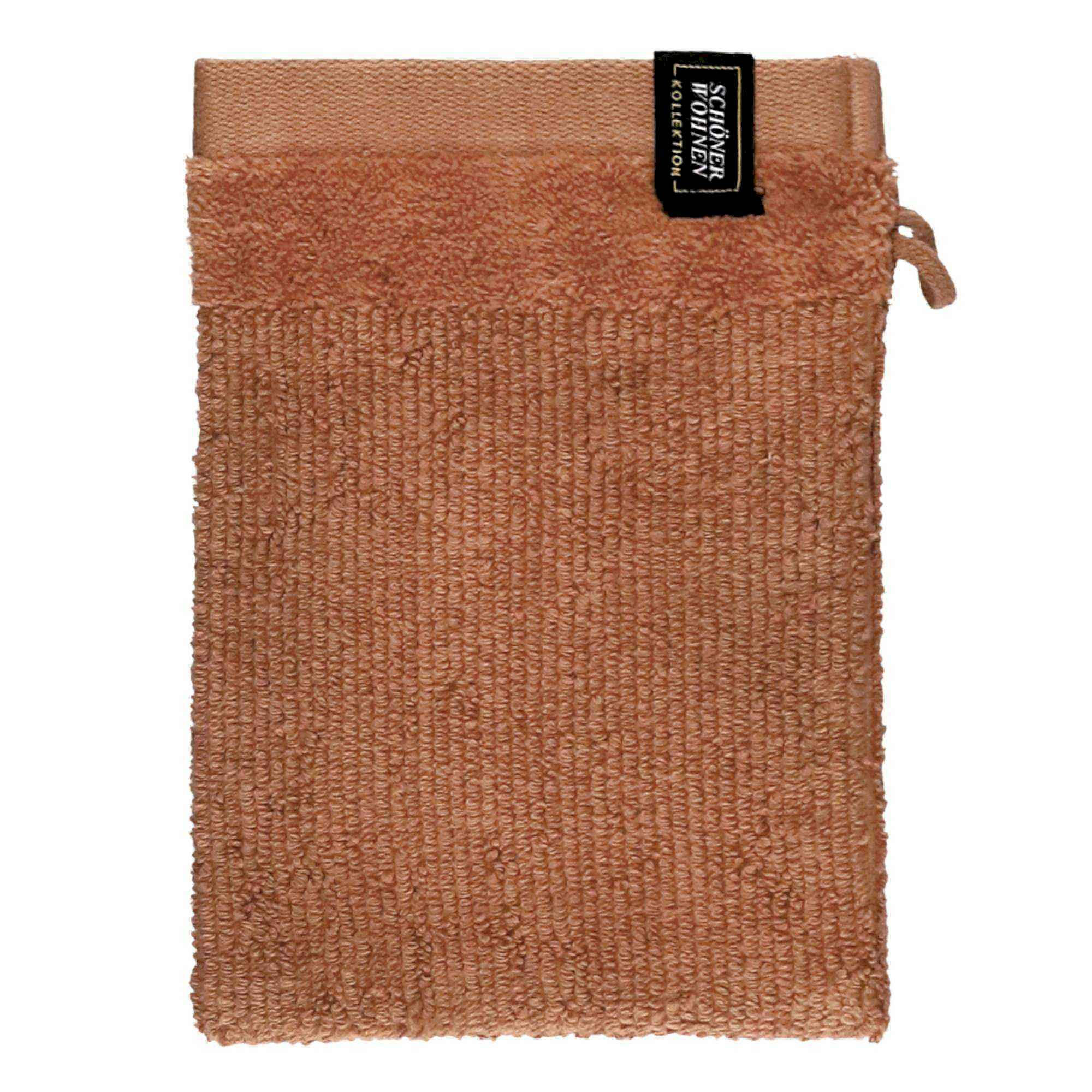 WASCHHANDSCHUH SENSE-6 - Rostfarben, Textil (16/21cm) - Schöner Wohnen