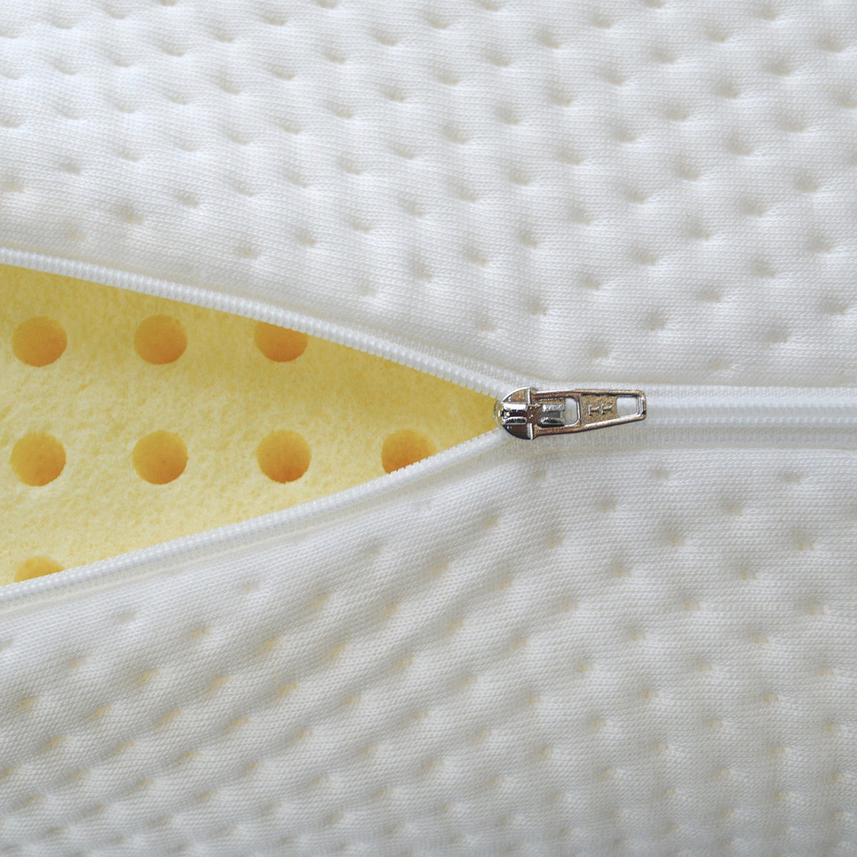 KISSEN 40x80 cm - Weißes Memory Foam Kopfkissen mit Aloe Vera Bezug - Weiß, Textil (40/80cm) - Mister Sandman