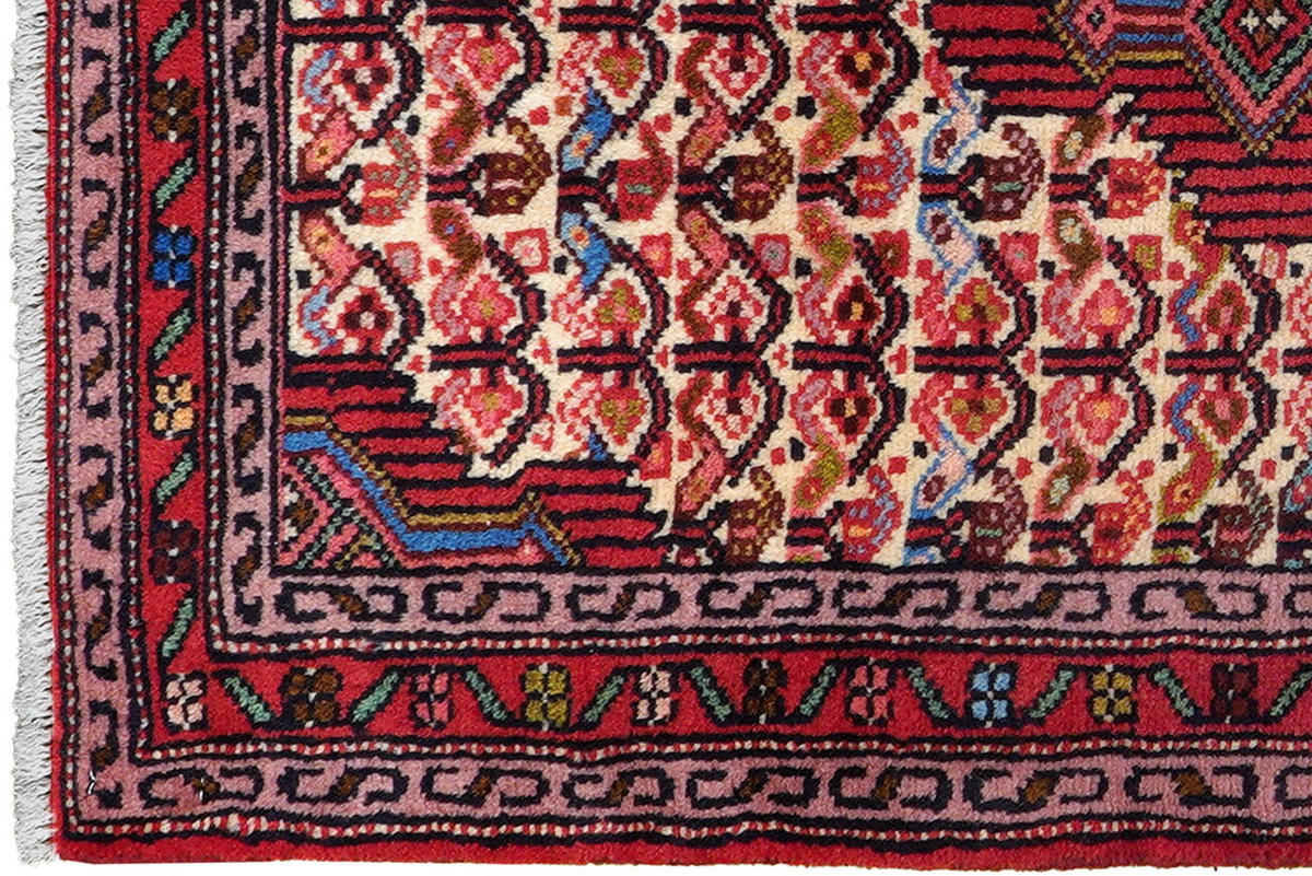 TEPPICH Assadabad Mehrfarbig 99/67 cm Schurwolle - Multicolor, Textil (67/99cm) - Looma