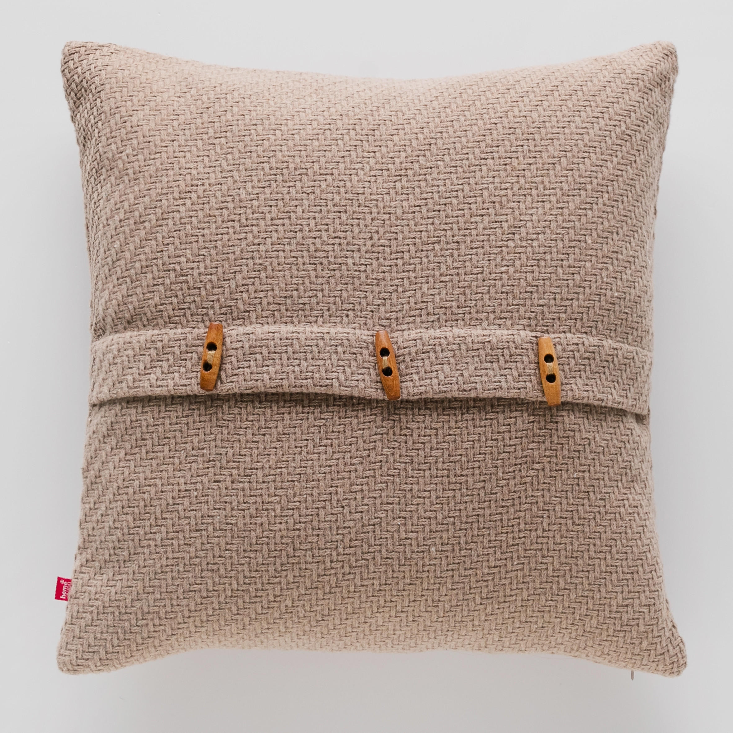 KISSENBEZÜGE MIT WOLLE Caminar - Hellbraun, Textil (45/45/1cm) - home&you