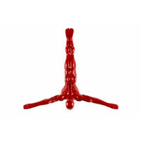 SKULPTUR Rot 53/56 cm - Rot, Stein (1.75/56/24cm) - KUNSTLOFT