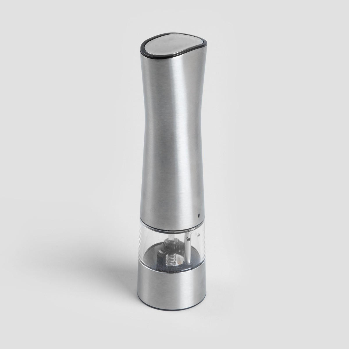 GEWÜRZMÜHLE Lorenzo silber elektrisch 21 cm - Silberfarben, Metall (5/21/5cm) - Homla