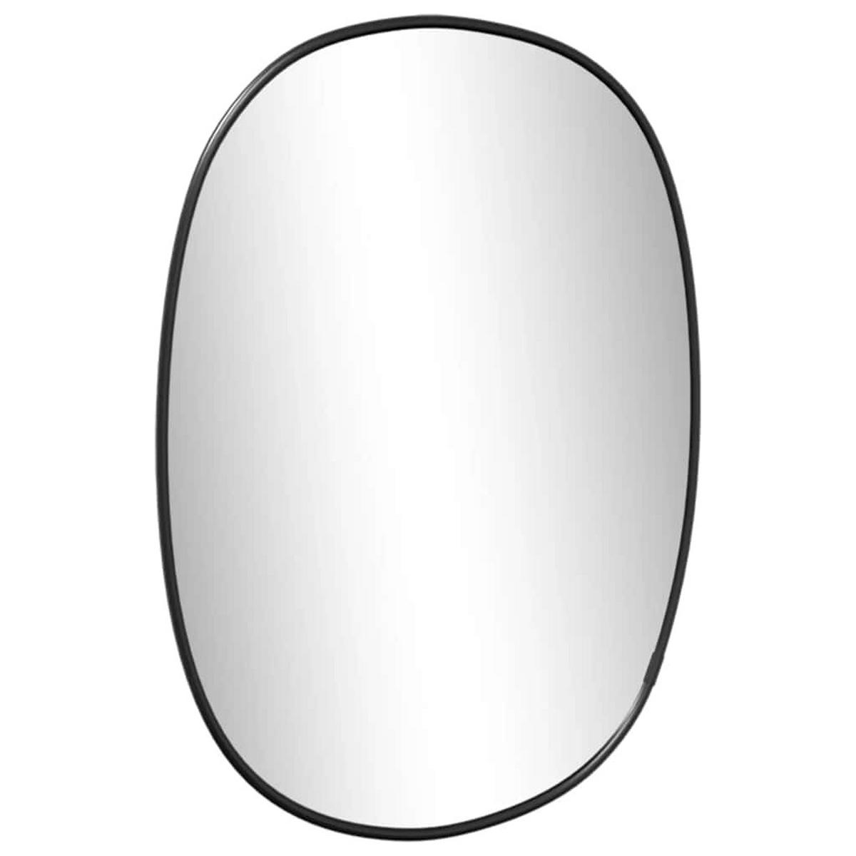 WANDSPIEGEL Schwarz 40x30 cm - Schwarz, Glas (30/40/1cm) - furnicato