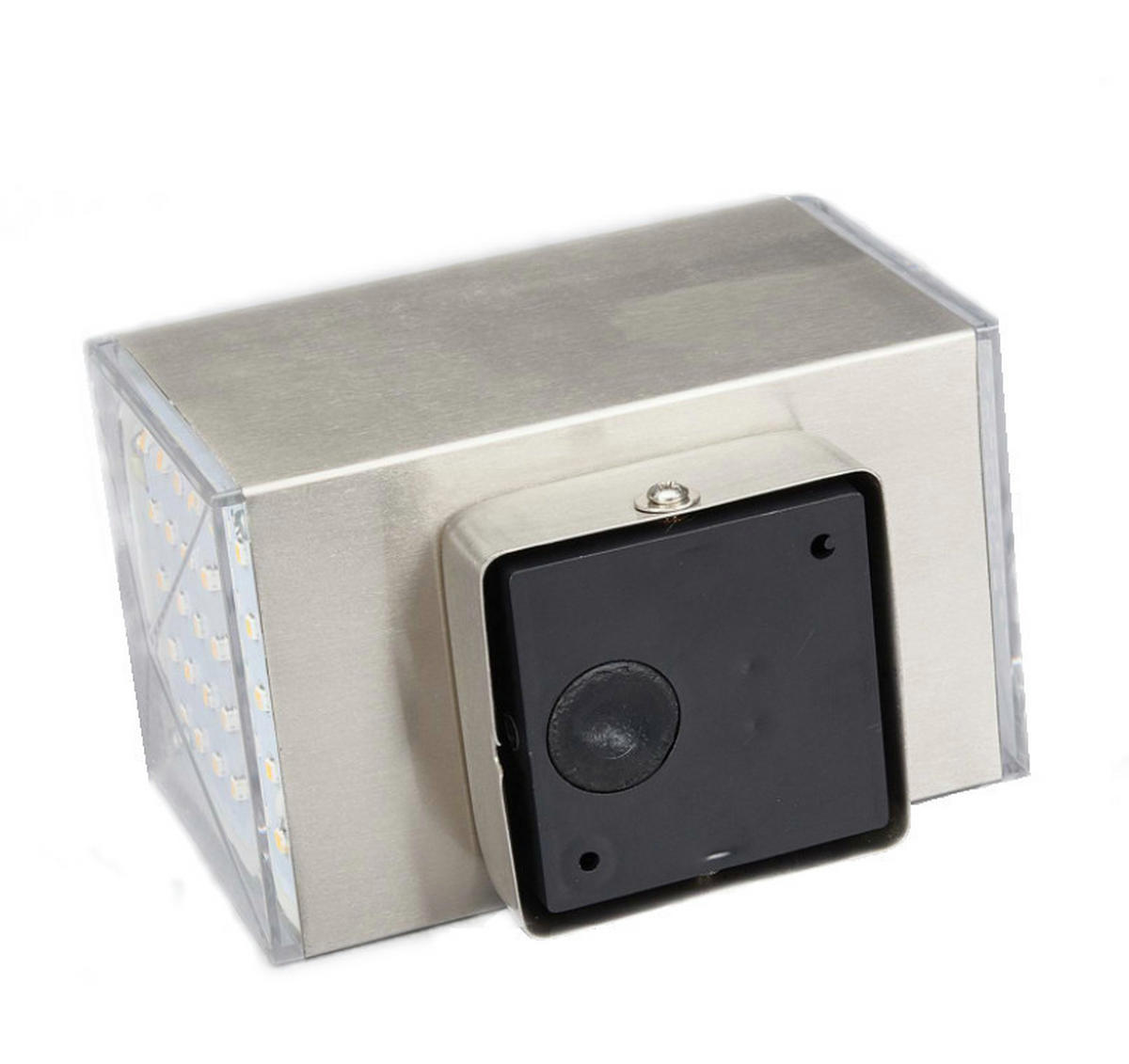 LED-AUSSENWANDLEUCHTE - beidseitig leuchtende Edelstahl-Lampe mit modernem Design für Außenfassaden - Weiß, Metall (11.2/9/8cm) - Northpoint