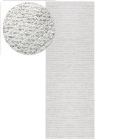 SOFT-TEPPICH Jacky Creme 80x220 cm - Creme, Textil (80/220cm) - Tesso Living