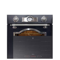 ELEKTRO-BACKOFEN 60 cm EH 6355 Em Sil + KCT 9110 Induktions Kochfeld 90 cm - Schwarz, Metall (59.4/59.4/56.6cm) - Kaiser Küchengeräte