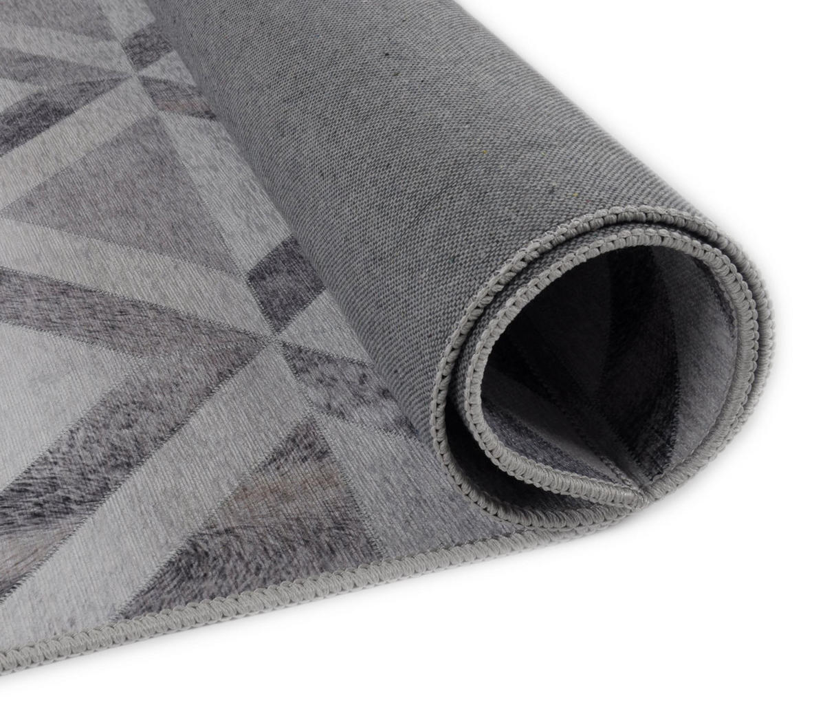KURZFLORTEPPICH Serena 50x80 cm - Grau, Textil (50/80cm) - Gino Falcone