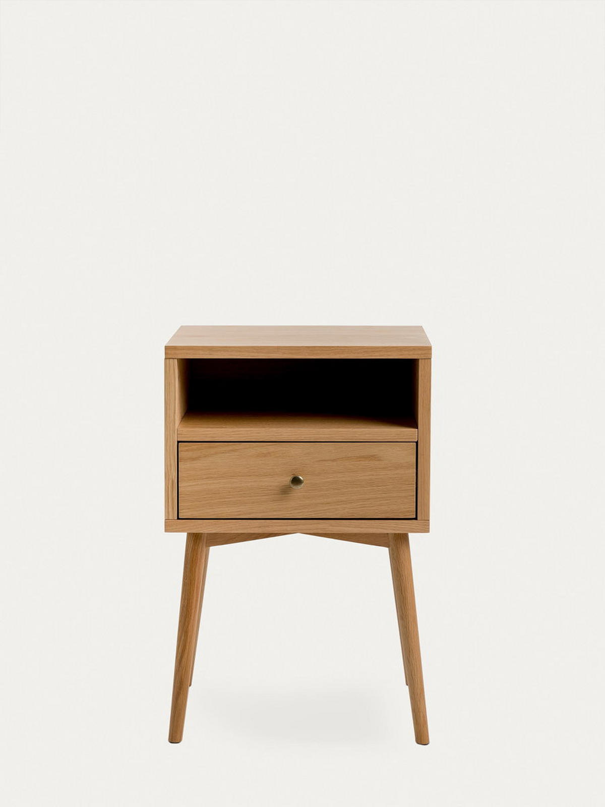 NACHTTISCH Tilo Natur 40 cm x 60 cm - Braun, Holz (40/60/30cm) - Kenay Home