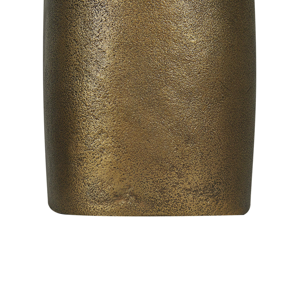 DEKOVASE Aluminium messing Sambhar - Messingfarben, Metall (46cm) - Beliani