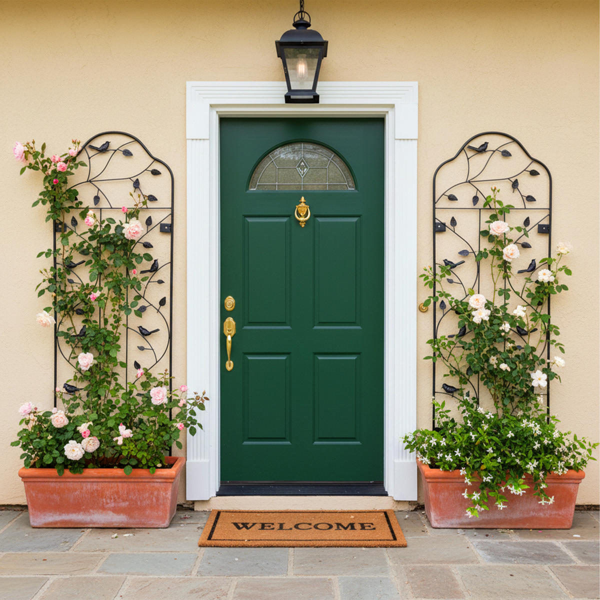 METALNA ogr. - crna, metal (38/110/1cm) - Relaxdays