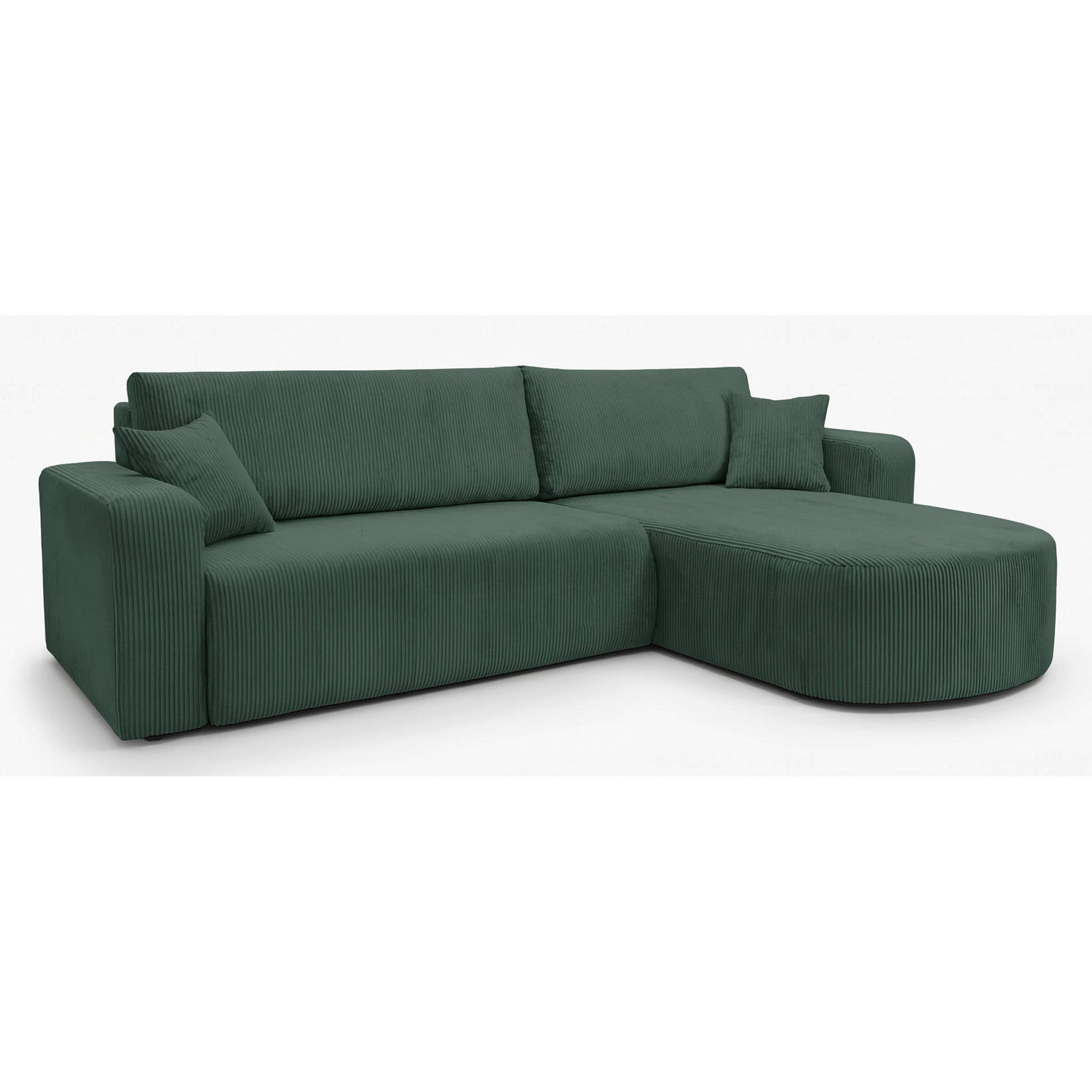 Homebook Ecksofa Dunkelgrün 275x170 cm