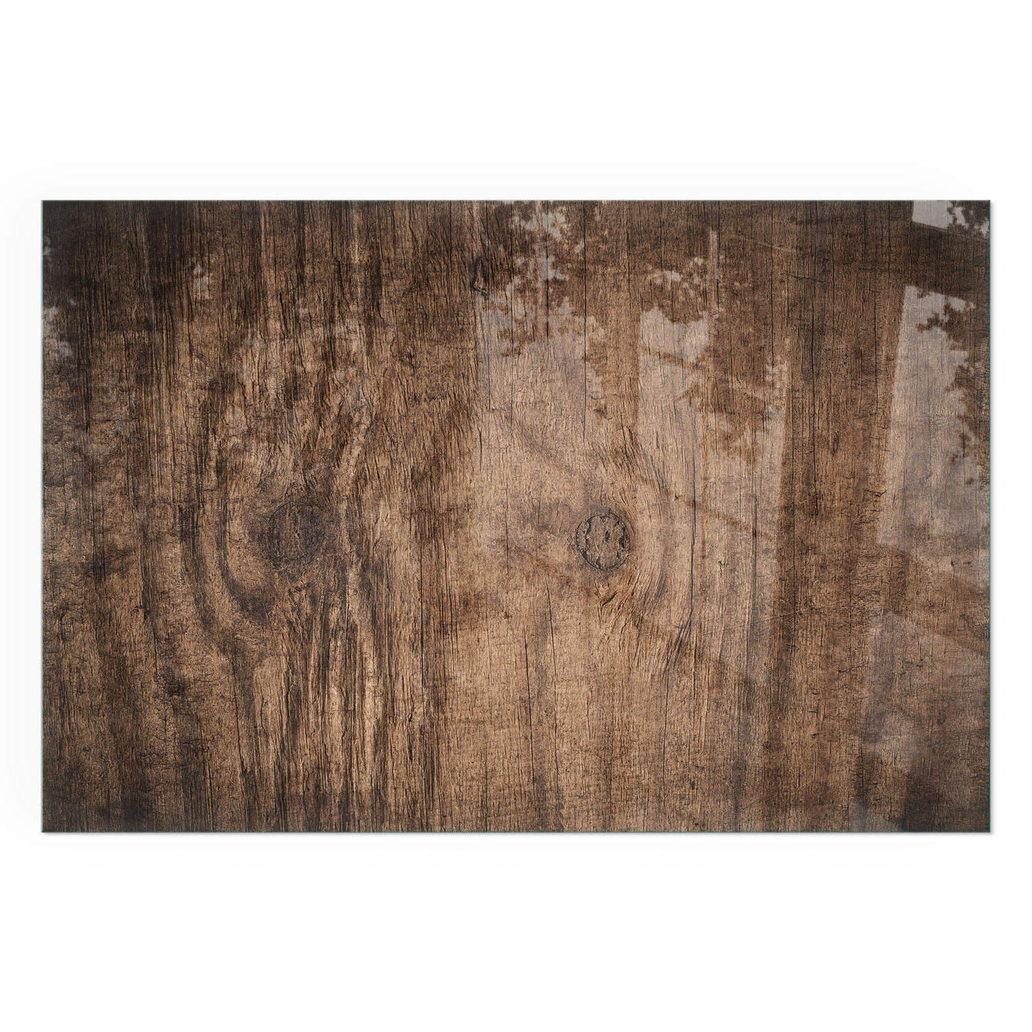 GLASPLATTE für Kamin 120x80 cm - Braun, Glas (120/80/0.4cm) - TULUP