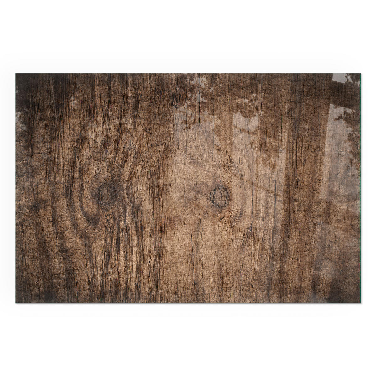 GLASPLATTE für Kamin 120x80 cm - Braun, Glas (120/80/0.4cm) - TULUP