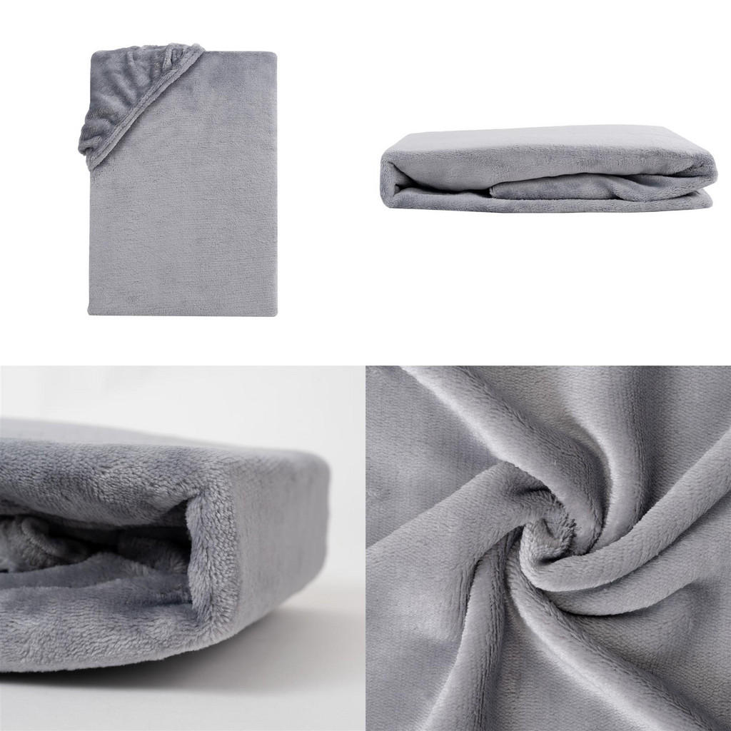 Thumbnail - Carpe Sonno Cashmere-Touch-Spannbettlaken, Grau, Textil, Uni, Rechteckig, 140x200 cm, Oeko-Tex® Standard 100, Schlaftext...