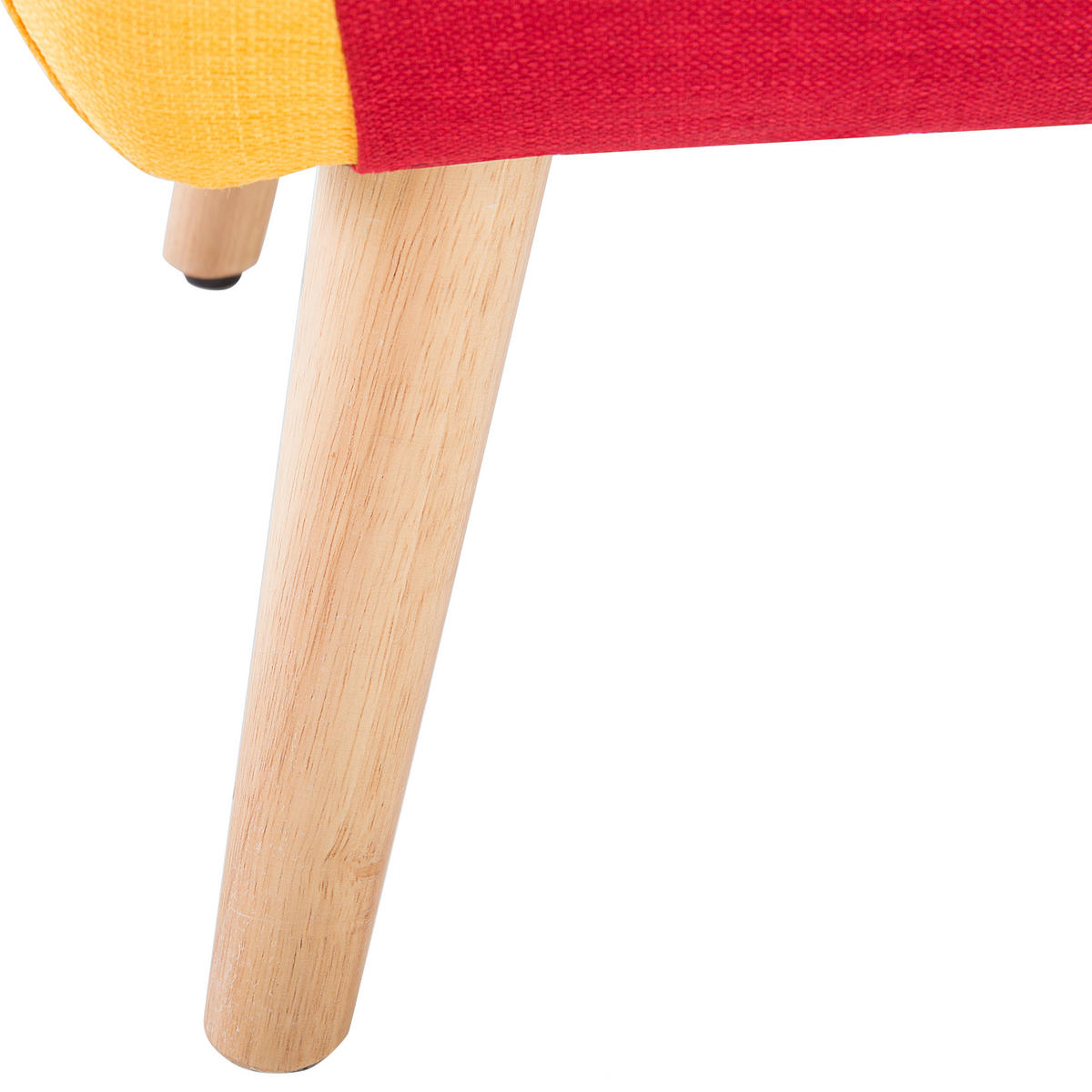 SESSEL Polsterbezug Bunt Melby - Multicolor, Holz/Textil (64/77/59cm) - Beliani