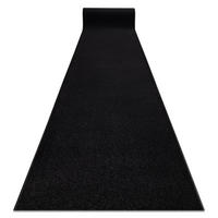 LÄUFER KARMEL Glatt, 60/150 cm - Schwarz, Textil (60/150cm) - rugsX
