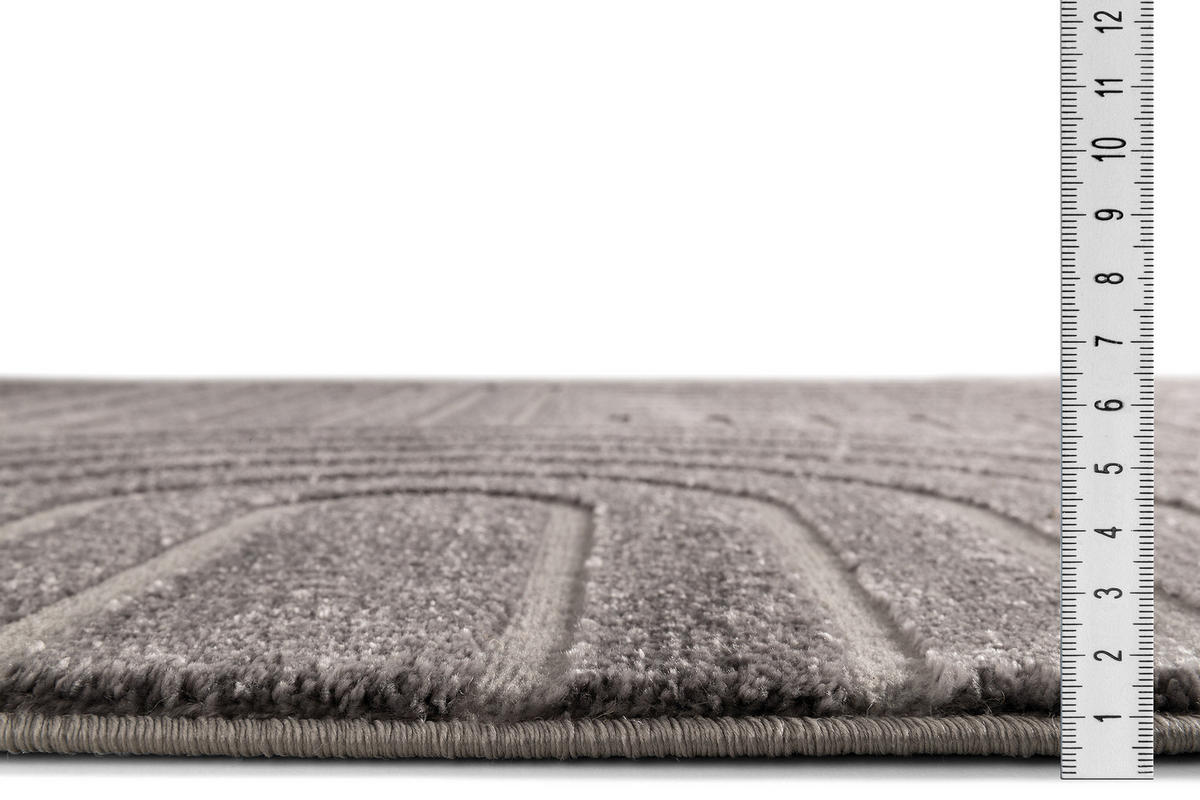 BOHO-TEPPICH Grau 200x290 cm - Grau, Textil (200/290cm) - Tesso Living