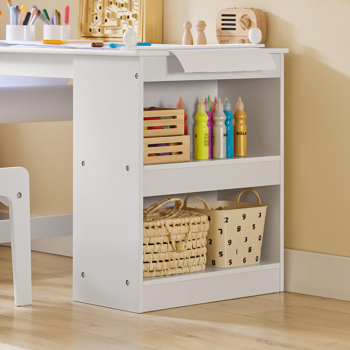 KINDERSITZGRUPPE Weiß - Weiß, Holzwerkstoff (80/65/54cm) - SoBuy