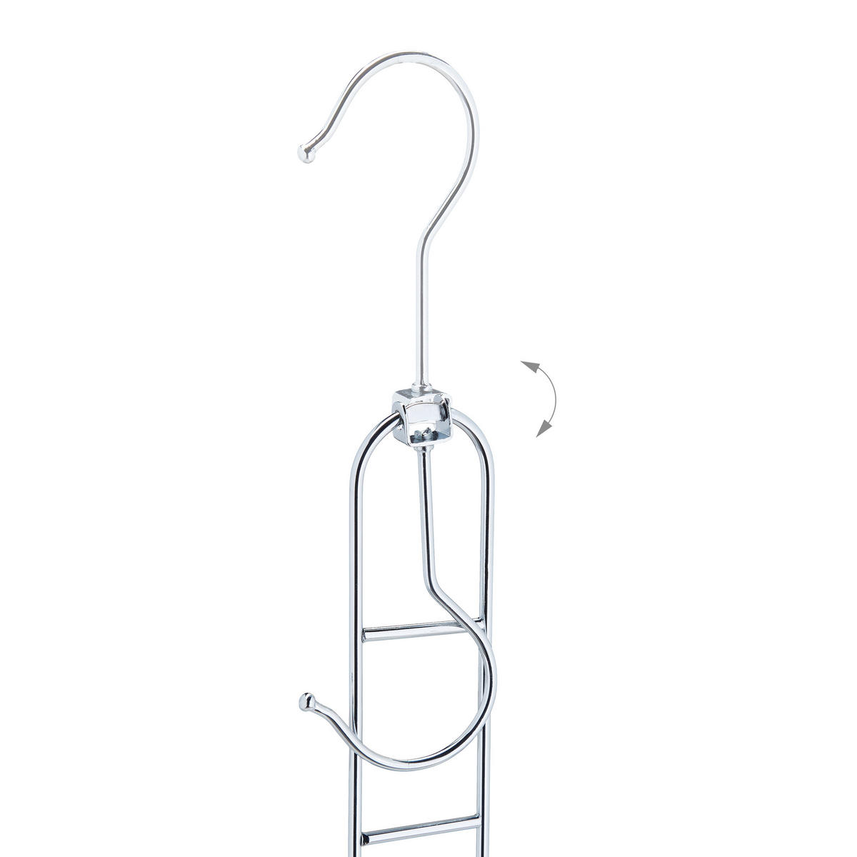 VIAC vešiakov - viacfarebná, kov/textil (4cm) - Relaxdays