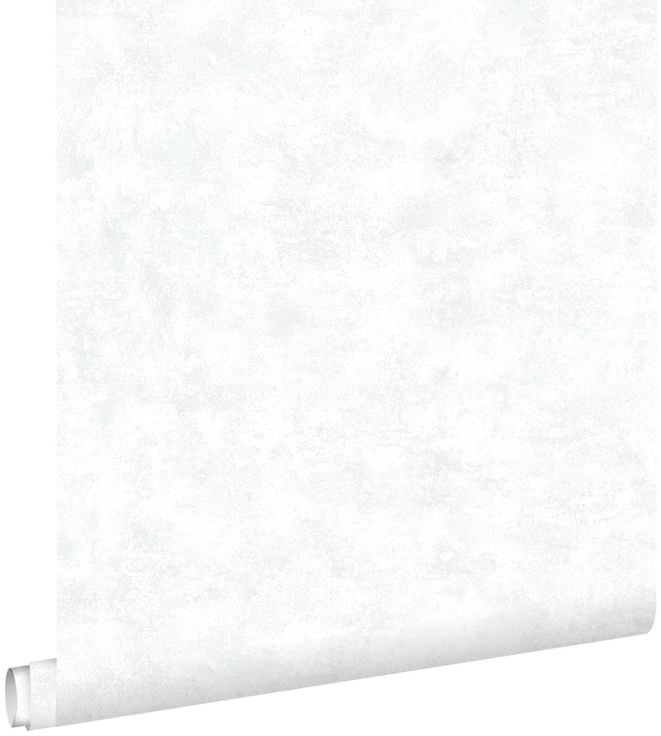 TAPETE mit malerischem Effekt 53 cm x 10.05 m - Weiß, Papier (53/1000cm) - ESTAhome