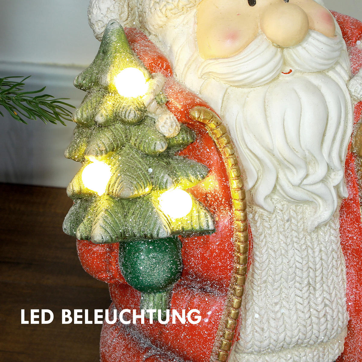 WEIHNACHTSMANN Multicolor 26.5/21.0/50.0cm - Multicolor, Stein (21/50/26.5cm)