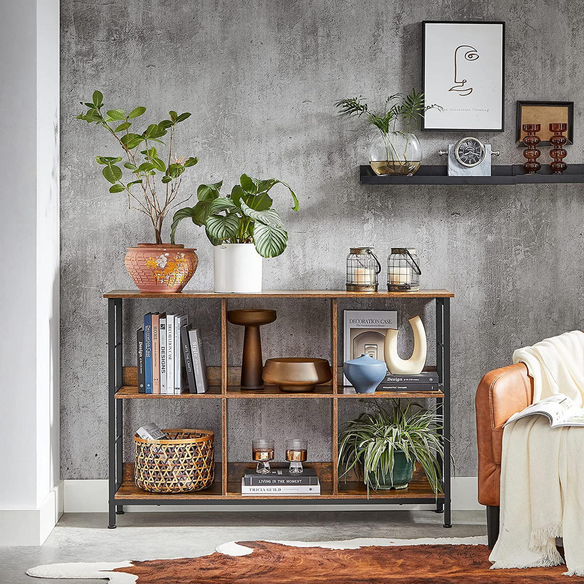 BÜCHERREGAL - Braun, Holzwerkstoff (33/80/120cm) - Hansiro